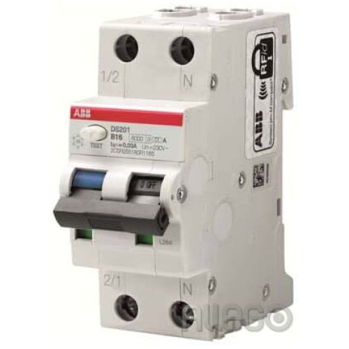 Bild: ABB DS201 B10 A30 FI/LS-Schalter 6kA 1P+N TypA B10 30mA