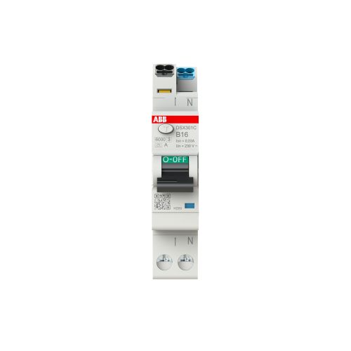 Bild: ABB FI/LS-Schalter FlexLine DSX301C B16 30mA Typ A 1P+N (2CSR255165R1165)