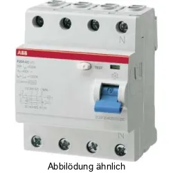 ABB FI-Schutzschalter F204F-40/0,03 4-polig N-rechts