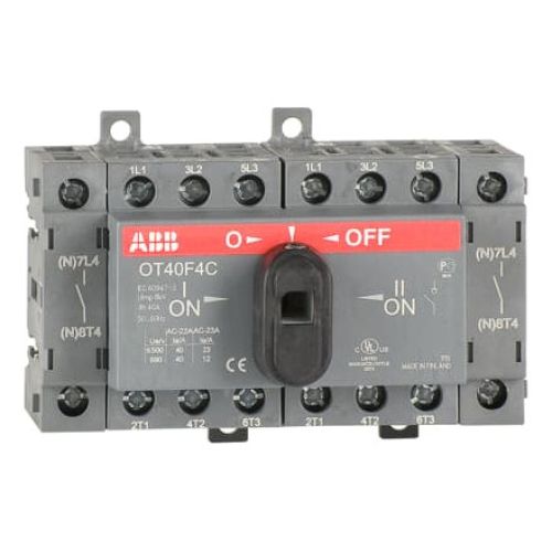 Bild: ABB OT40F4C Hauptschalter, Umschalter 4-polig 40A 22kW/AC (1SCA104934R1001)