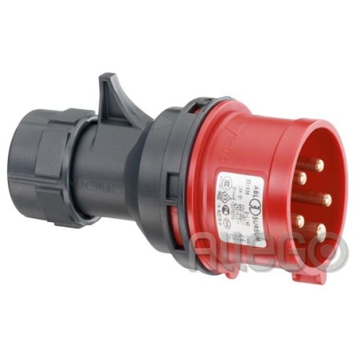 Bild: ABL S51S30 Stecker 5P/16A 400V/IP44/6h/rot