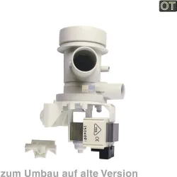 Ablaufpumpe AEG 899645430780/3 HANNING mit Pumpenkopf und Sieb für Waschmaschine