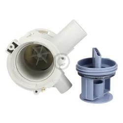 Ablaufpumpe Bosch 00146094 HANNING mit Pumpenkopf und Sieb für Waschmaschine