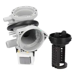 Ablaufpumpe LG 5859EN1006M LEILI mit Pumpenkopf und Sieb für Waschmaschine