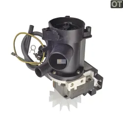 Ablaufpumpe Whirlpool 481936018189 Plaset mit Pumpenkopf und Sieb