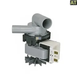 Ablaufpumpe wie Bosch 00130618 GRE mit Pumpenkopf für Waschmaschine