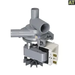 Ablaufpumpe wie Bosch 00140384 GRE mit Pumpenkopf für Waschmaschine