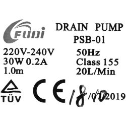 Ablaufpumpenmotor Bosch 00797046 FUDI für Zelmer Geschirrspüler 220-240V