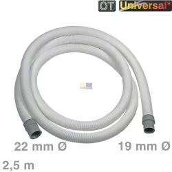 Ablaufschlauch Electrolux 902979337/0 E2WDA250B universal 19/21mmØ 2,5m
