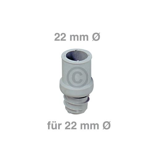 Bild: Ablaufschlauchendstück 22mmØ für 22mmØ