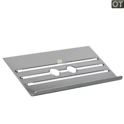 Abtropfschalenabdeckung Siemens 00653455 silbern für Kaffeemaschine