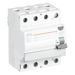 AEG FI-Schutzschalter 4P Typ A 40A, 30mA, 4TE (4TQA603408R0000)