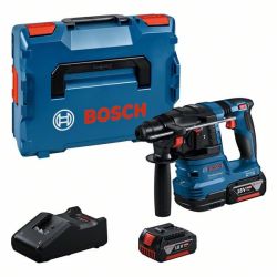 Akku-Bohrhammer GBH 18V-22 Professional, 18Volt (blau/schwarz, 2x Li-Ionen Akku 