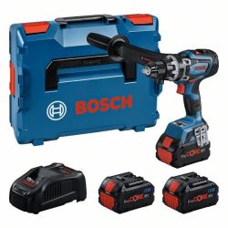 Akku-Bohrschrauber BITURBO GSR 18V-150 C Professional, 18Volt (blau/schwarz, 3x 