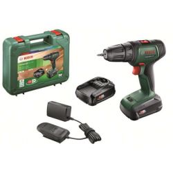 Akku-Bohrschrauber UniversalDrill 18V (grün/schwarz, 2x Li-Ionen Akku 1,5Ah, Kof