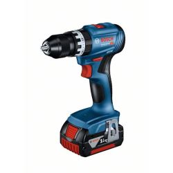 Akku-Schlagbohrschrauber GSB 18V-45 Professional, 18Volt (blau/schwarz, 2x Li-Io