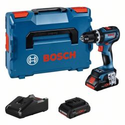 Akku-Schlagbohrschrauber GSB 18V-90 C Professional, 18Volt (blau/schwarz, 2x Li-