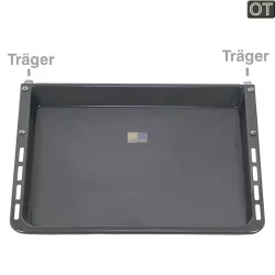Backblech Siemens 00471884 460x400x28mm emailliert mit kurzen Trägern