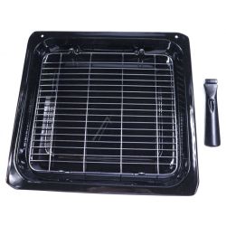 Backofen-Pfanne für Electrolux Ofen 3111565036 Grill, dunkelgrau