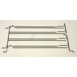 Backofenführungen links für Smeg Ofen 848590313 SA6