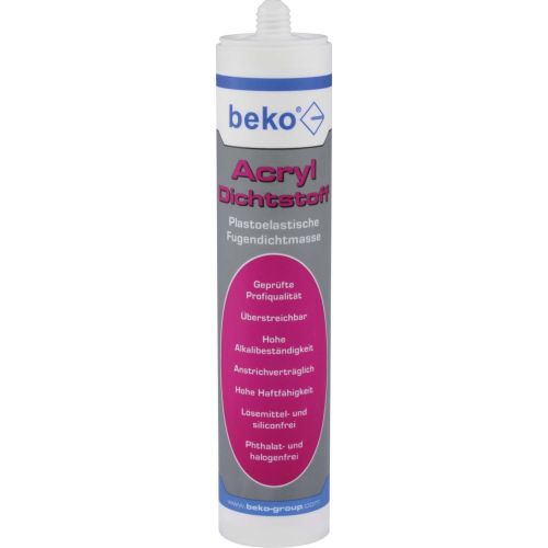 Bild: beko Acryl-Dichtstoff 310ml ws 230300