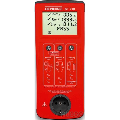 Bild: Benning ST 710 ST 710 Gerätetester VDE 0701-0702