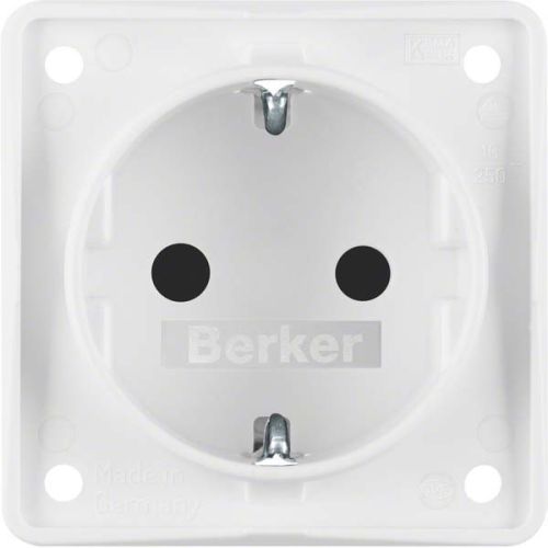 Bild: BERK Steckdose SCHUKO 947792502 polarweiss matt