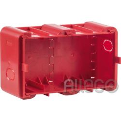 BERKER 18720020 Einbaudose 2f. für UP-Montage R.8 rot