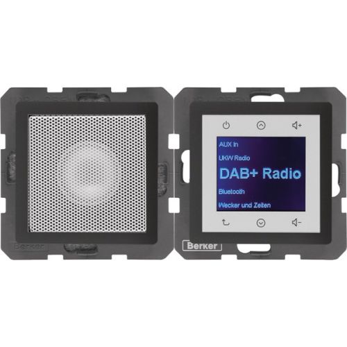 Bild: Berker 29806086 Radio Touch mit LS DAB+ Q.x anthrazit