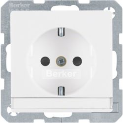 BERKER 41496089 Steckdose 1f polws samt Q.1/Q.3 UP IP20 BSF