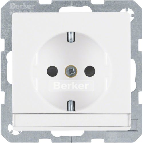 Bild: BERKER 41496089 Steckdose 1f polws samt Q.1/Q.3 UP IP20 BSF