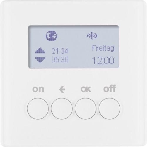 Bild: BERKER 85745229 Zeitschaltuhr KNX-Funk Q.1/Q.3 UP