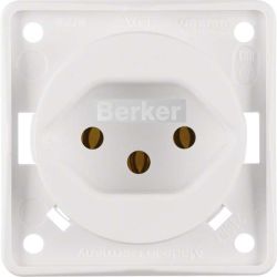 BERKER 962492502 Steckdose 1f polws mt INTEGRO Einb IP20 VP Vollplatte