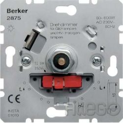 Berker Drehdimmer 60-600W mit Softrastung 2875