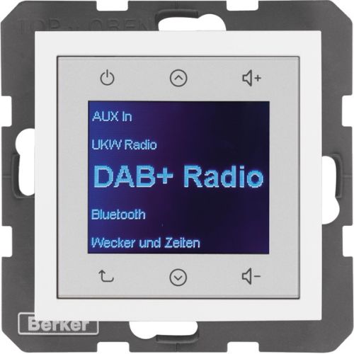 Bild: Berker Radio Touch 30848989 UP DAB+ BT S.1/B.x pws glänzend