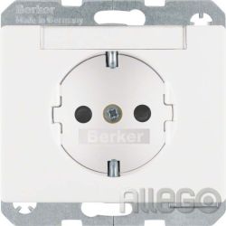 Berker Schuko Steckdose 47380069 Arsys polarweiß glänzen Berker Schuko Steckdose