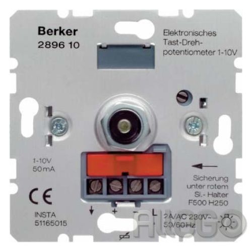 Bild: Berker Tast-Drehpotentiometer 1-10V, elektronisch 289610