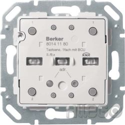 Berker Tastsensor-Modul 1f. m.BCU KNX 80141180