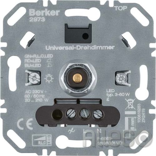 Bild: Berker Uni-Drehdimmer (R,L,C,LED) Lichtsteuerung 2973