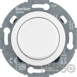 Berker Uni-Drehdimmer Z.-st.(LED) 1930/Glas, pw. 294410