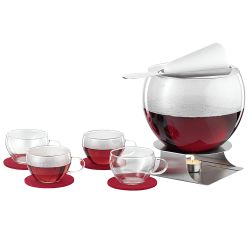 Bohemia Feu­er­zan­gen­bow­le Set 11 tlg, Glas, 3,5 Liter im Geschenkkarton