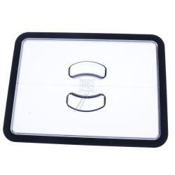 Bohnenbehälterdeckel für Kaffeemaschine Bosch Siemens 12043069 transparent, mit 