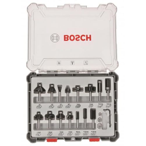 Bild: Bosch 30 tlg Mixed Fräser Set 6mm Schaft