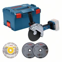 Bosch Akku-Winkelschleifer GWS 18V-180 P solo L-BOXX