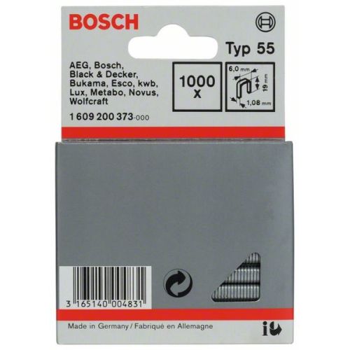 Bild: BOSCH-EW 1609200373 Tackerklammer Ø1,08x19mm