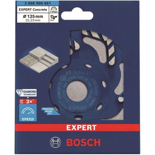 Bild: BOSCH-EW EXPERT Concrete Diamant-Topfscheibe Ø125mm f.Beton