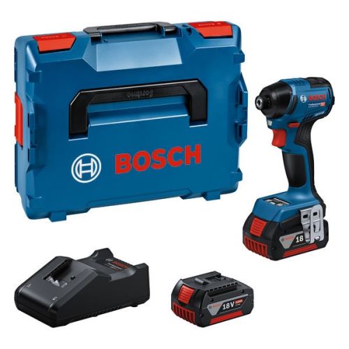 Bild: BOSCH-EW GDR 18V-220 C (2x5,0Ah, L) Akku-Schlagschrauber 18V 5Ah 220Nm