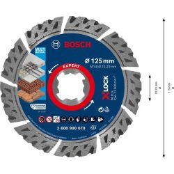 BOSCH-EW NO DESCRIPTION Diamant-Trennscheibe Ø125mm