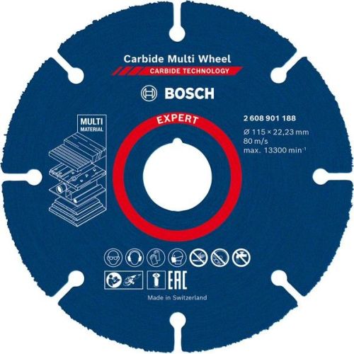 Bild: Bosch EXPERT Carbide Multiwheel 115x22.23mm