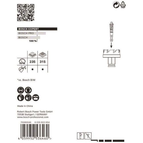 Bild: Bosch EXPERT Lochsäge Carbide SheetMetal 51mm